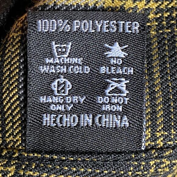 Dixxon Flannel Co Brownells Mens Medium Big Iron Plaid Shirt Pearl Snaps Collab - Picture 10 of 10